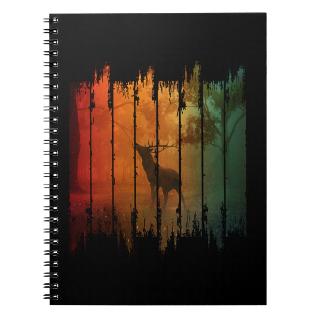 CADERNO ESPIRAL NATUREZA DE VELHO SELVAGEM ANTLER (Frente)