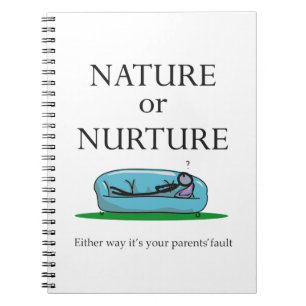 Caderno Espiral Natureza Engraçada de Psicologia ou Culpa do Pai d