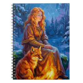 Caderno Espiral Natureza Sagrada: Arte da Deusa Celta Brigid em Te
