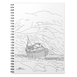 Caderno Espiral Naufrágio de Corpach Escócia