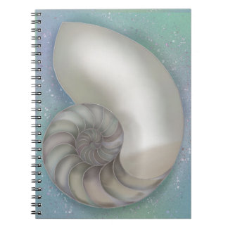Caderno Espiral Nautilus Mother-of-Pearl