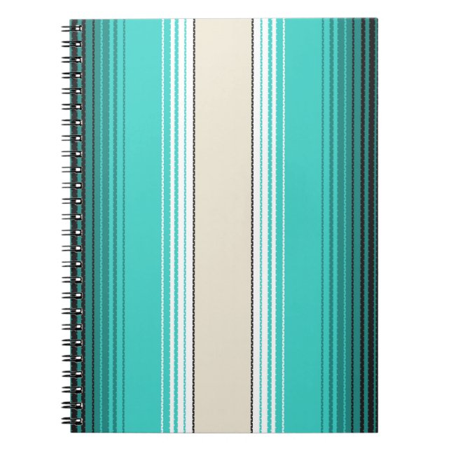 Caderno Espiral Navajo White, Turquesa Laranja Mexicana Sor (Frente)