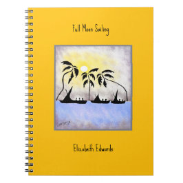 Caderno Espiral Navegação em lua cheia