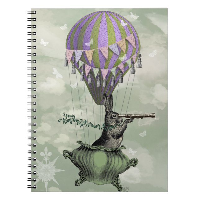 Caderno Espiral Navegando no coelho (Frente)