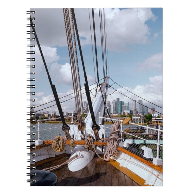 Caderno Espiral Navio à Vela (Frente)