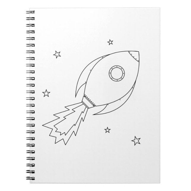 Caderno Espiral Navio de Rocket (Frente)