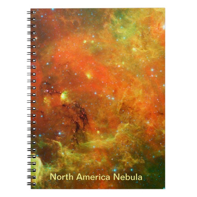 Caderno Espiral Nebulosa da América do Norte (Frente)