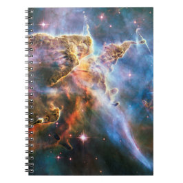 Caderno Espiral Nebulosa da galáxia espacial. Estrelas do Universo