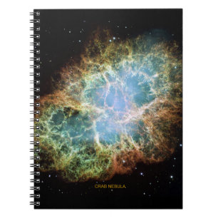 Caderno Espiral Nebulosa do Caranguejo