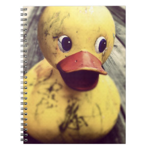 Caderno Espiral Necessidades Ducky de borracha amarelas um banho!
