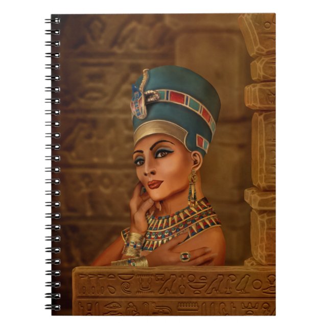 Caderno Espiral Nefertiti - Neferneferuaten (Frente)