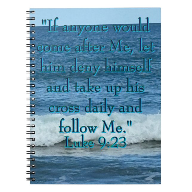 Caderno Espiral Negar a si mesmo (Frente)