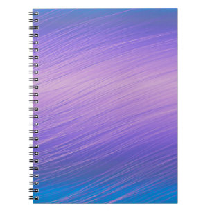 Caderno Espiral Negócios de papel azul-oceânico rosa