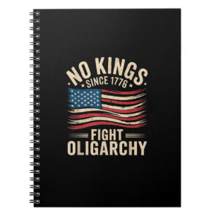 Caderno Espiral Nenhum Rei na América desde 1776 Oligarquia Patrio