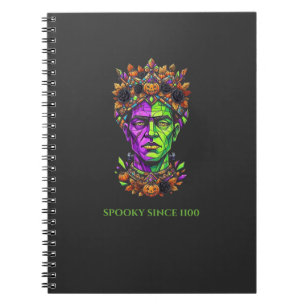 Caderno Espiral Neon Frankenstein