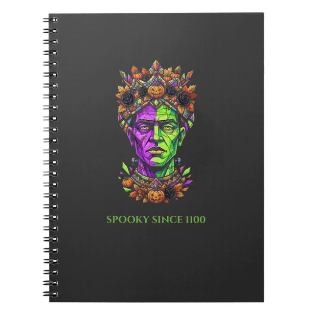 Caderno Espiral Neon Frankenstein (Frente)