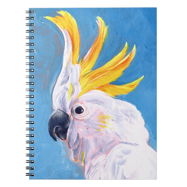 Caderno Espiral Neon Mohawk - Cockatoo (Frente)