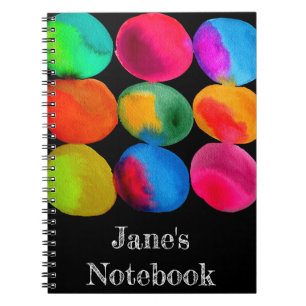 Caderno Espiral Neon Pop art