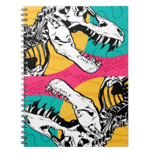 Caderno Espiral Neon Tyrannosaurus Rex Bolsa