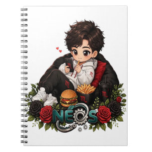 Caderno Espiral Neos Kawaii Zodíaco Escorpião
