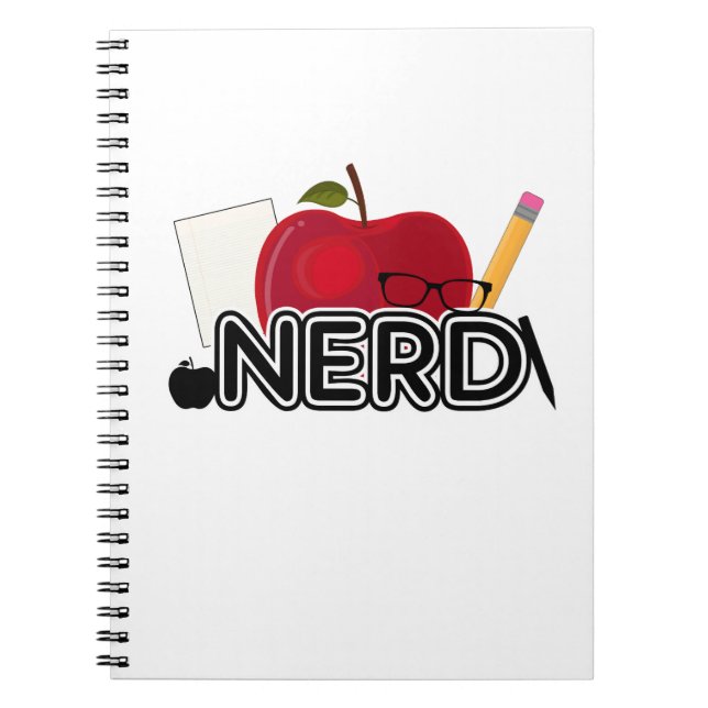 Caderno Espiral Nerd - Logotipo (Frente)