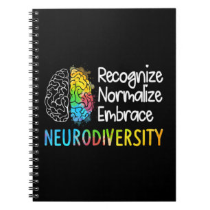 Caderno Espiral Neurodiversidade, Celebre o Espectro. O cérebro