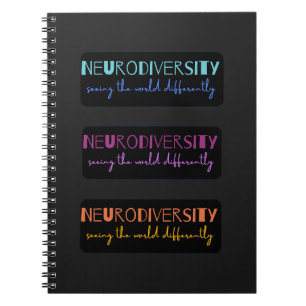 Caderno Espiral Neurodiversidade Colorida