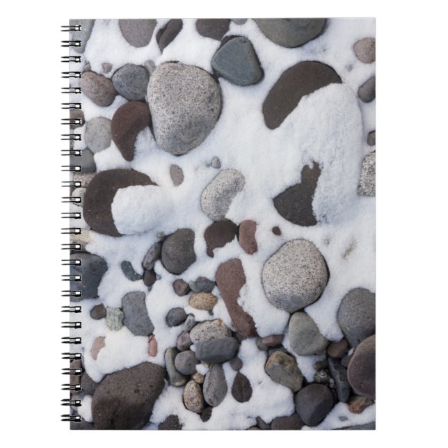 Caderno Espiral Neve E Rochas, Parque Nacional Mt. Rainier 2 (Frente)