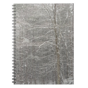 Caderno Espiral Neve em queda