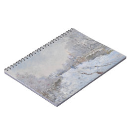 Caderno Espiral Neve na Argentina (por Claude Monet)