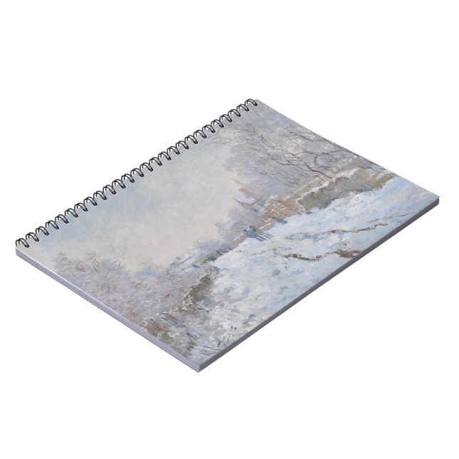 Caderno Espiral Neve na Argentina (por Claude Monet) (Left Side)