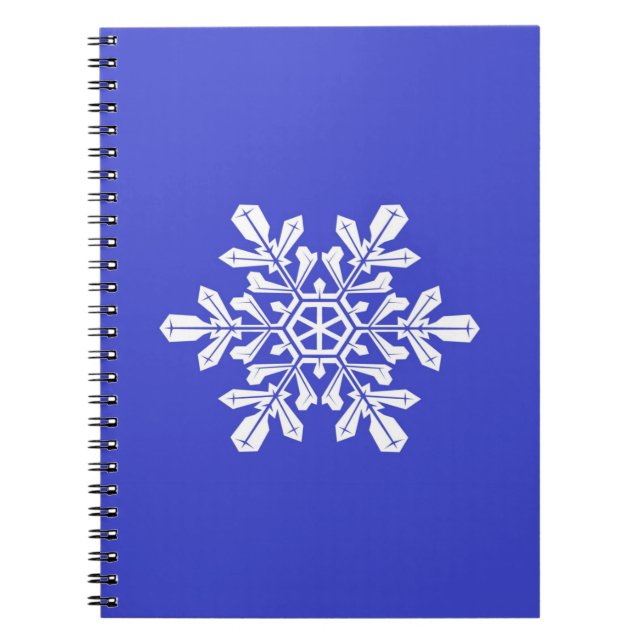 Caderno Espiral Neve Neve Azul Notebook Flasto (Frente)