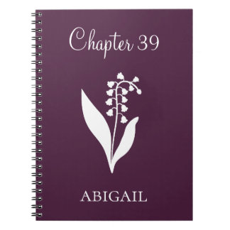 Caderno Espiral New Chapter Journal Lilly May Birth Flower