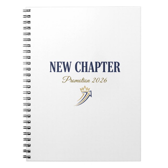 Caderno Espiral New Chapter Promotion 2026 (Frente)