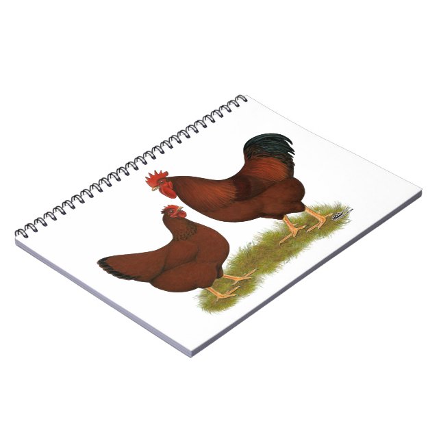 Caderno Espiral New Hampshire Reds (Left Side)