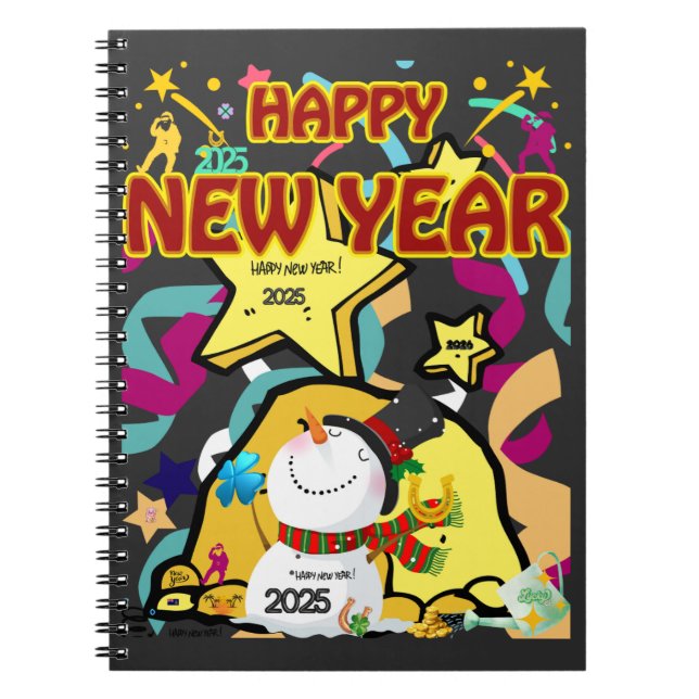 Caderno Espiral New Year  (Frente)