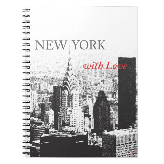 Caderno Espiral New York com amor (Frente)