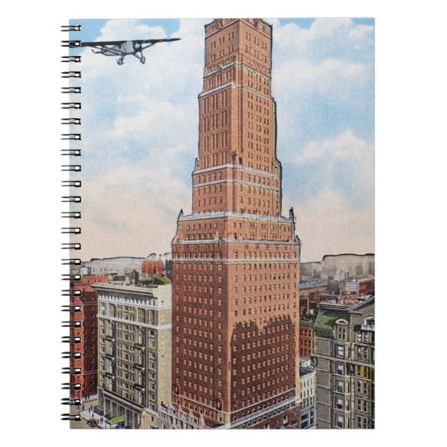Caderno Espiral New York: Torre de Ritz (Frente)