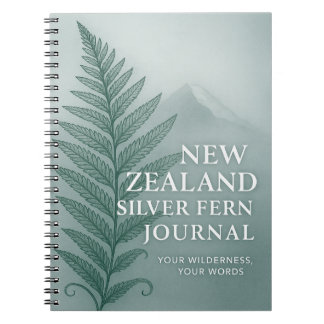 Caderno Espiral New Zealand Silver Fern Journal – Wilderness