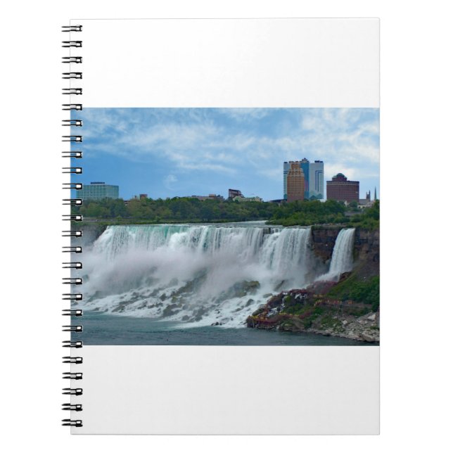 Caderno Espiral Niagara Cai do Lado Canadiano (Frente)