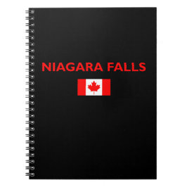 Caderno Espiral Niagara Cai no Canadá - Sinalizador canadense - Co