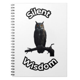 Caderno Espiral  **Night Forest Owl – Realistic Nocturnal Owl Illu