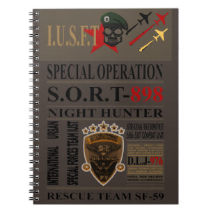 Caderno Espiral Night Hunter