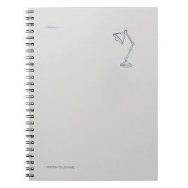 Caderno Espiral Night Lamp-Midnight Cartographer