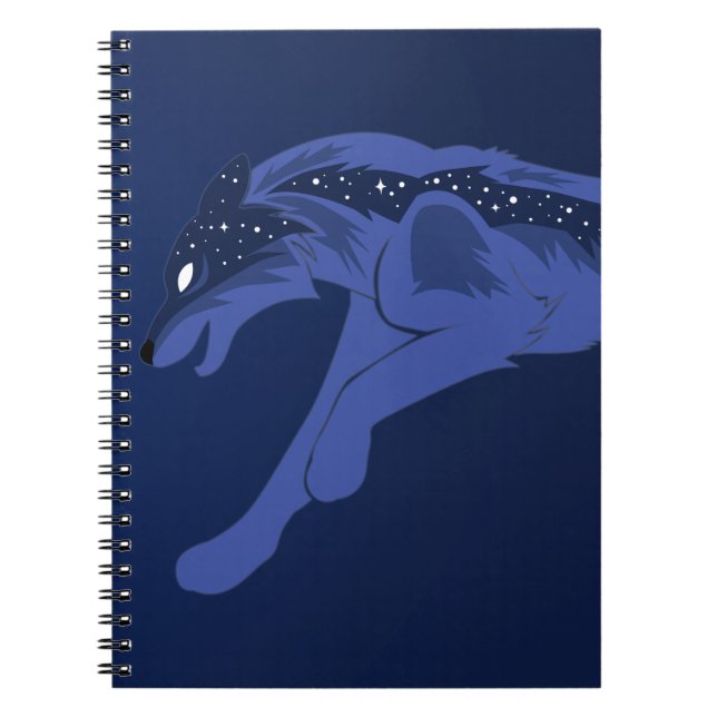 Caderno Espiral Night Wolf (Frente)