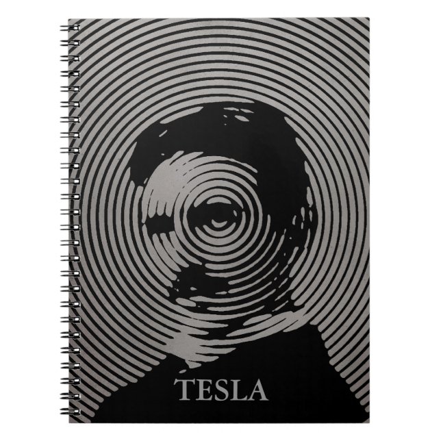 Caderno Espiral Nikola Tesla (Frente)