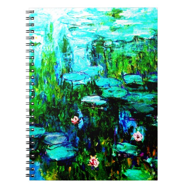 Caderno Espiral Ninfheas Água Lillies Monet Photo Binder (Frente)