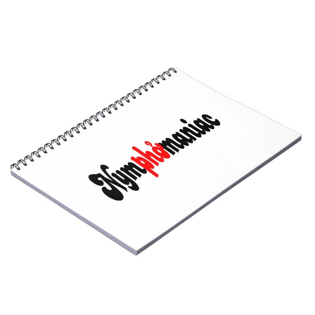 Caderno Espiral Ninfomaníaco (Left Side)