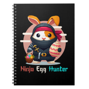 Caderno Espiral Ninja Egg Hunter