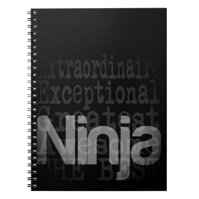 Caderno Espiral Ninja Extraordinaire (Frente)